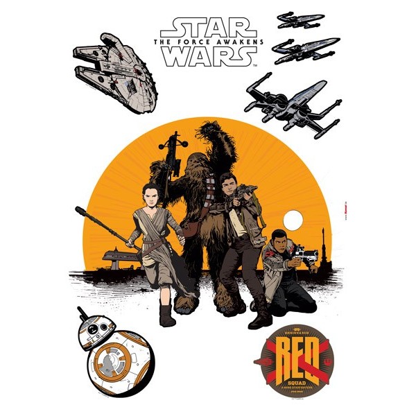 STICKER STAR WARS RESISTANCE 14025H