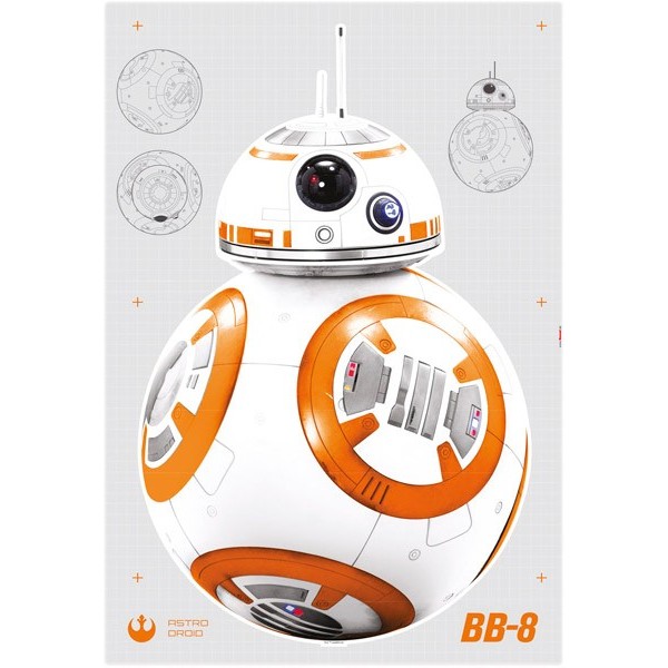 STICKER STAR WARS BB-8 14726H