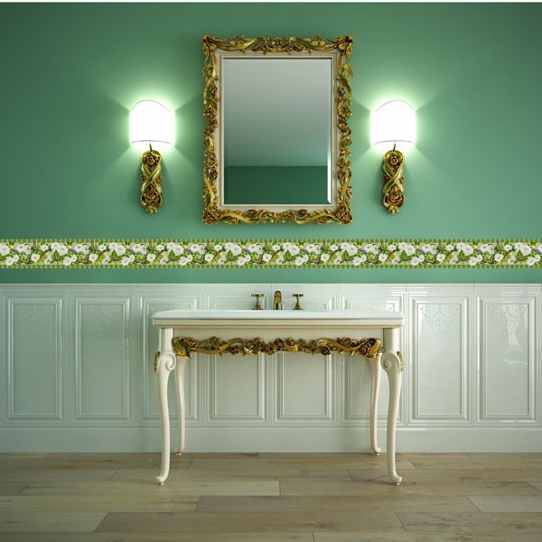 Cenefa Decorativa FLORAL CEF024