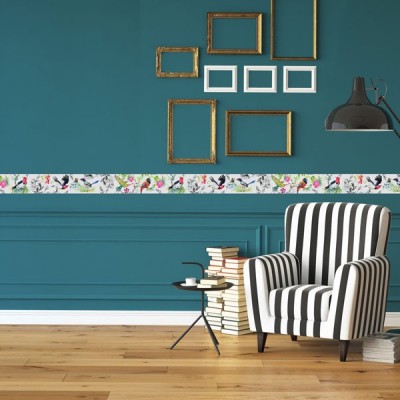 Sanefa Decorativa FLORAL CEF022