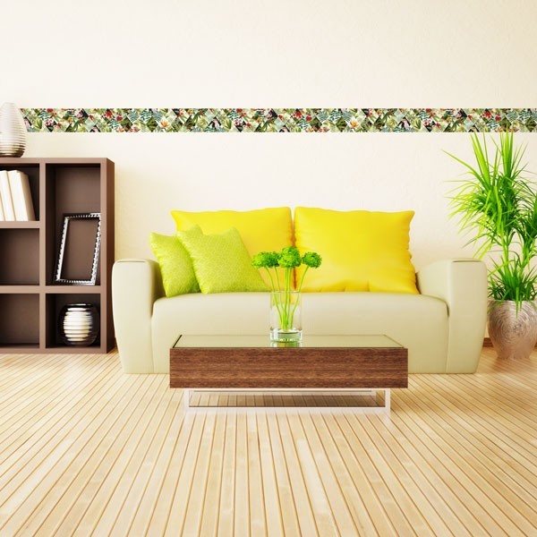 Sanefa Decorativa FLORAL CEF021