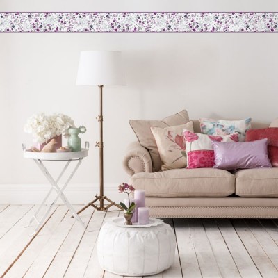 Sanefa Decorativa FLORAL CEF014