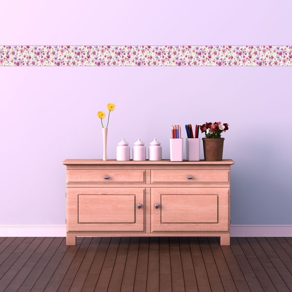 Sanefa Decorativa FLORAL CEF013