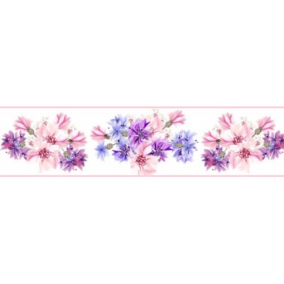 Sanefa Decorativa FLORAL CEF012