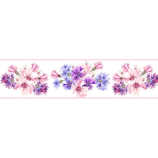 Cenefa Decorativa FLORAL CEF012