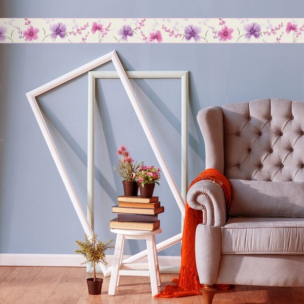 Sanefa Decorativa FLORAL CEF011