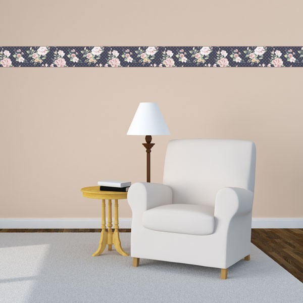 Cenefa Decorativa FLORAL CEF004