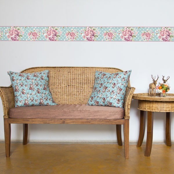 Sanefa Decorativa FLORAL CEF003