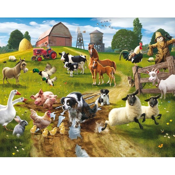 Fotomural Infantil FARMYARD FUN