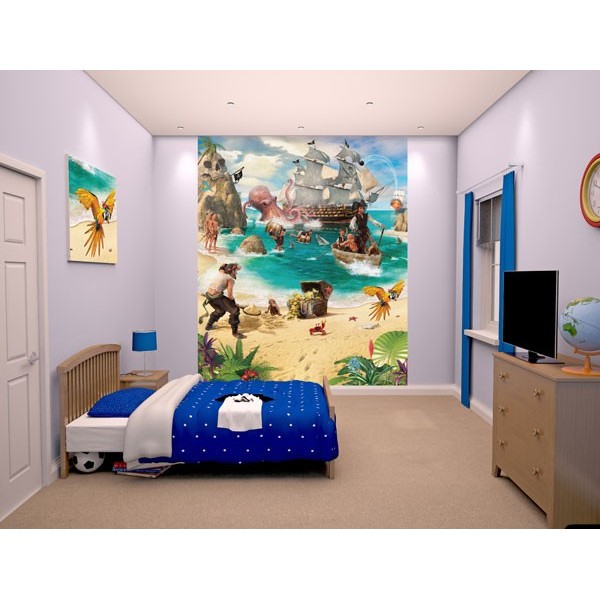 Fotomural Infantil PIRATE AND TREASURE
