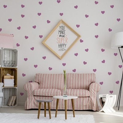 Vinil Decorativo Corações PA034