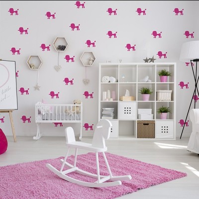 Vinil Decoratiu Gos Caniche PA007