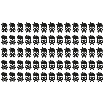 Vinilo Decorativo Calavera Niña PA030 2