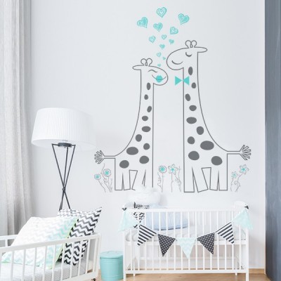 Vinis para quarto infantil Trator realista - TenStickers