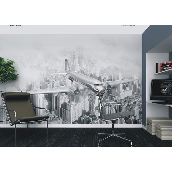 Fotomural CITY VIEW FROM THE AIR