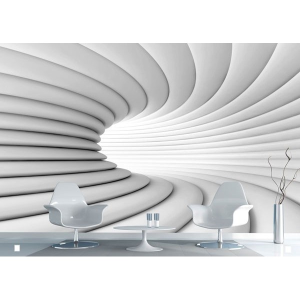 Fotomural CREATIVE WHITE TUNNEL
