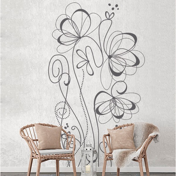 Vinil Decorativo Floral FL060