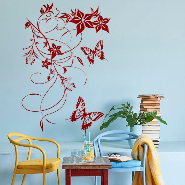 Vinil Decorativo Floral FL082