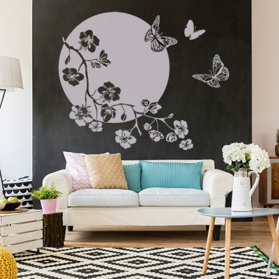 Vinilo Decorativo Floral FL117