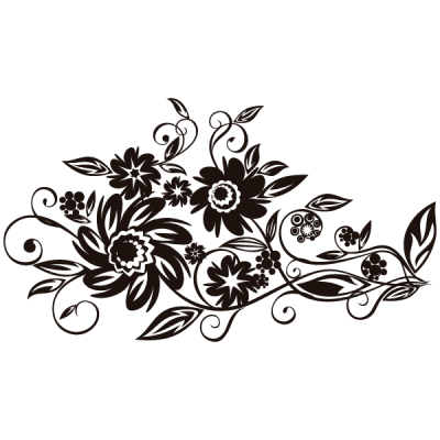 Vinilo Decorativo Floral FL119