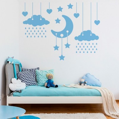 Vinis para quarto infantil Trator realista - TenStickers