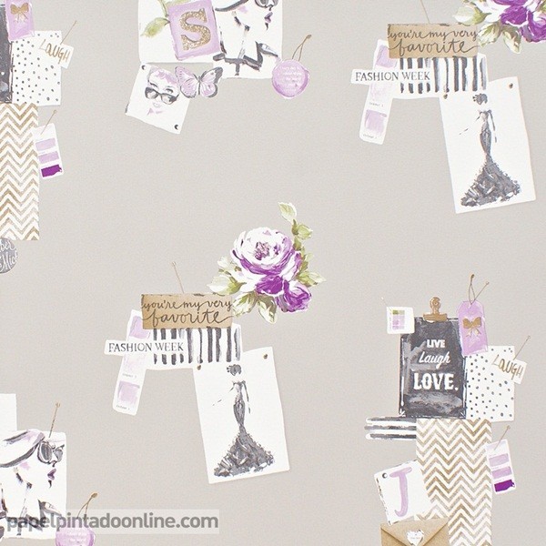 Papel pintado PRETTY LILI PRLI_6915_50_06