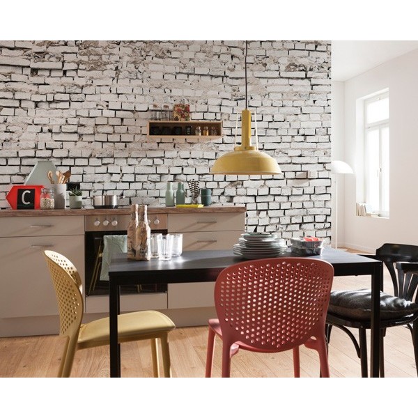 Fotomural WHITE BRICK
