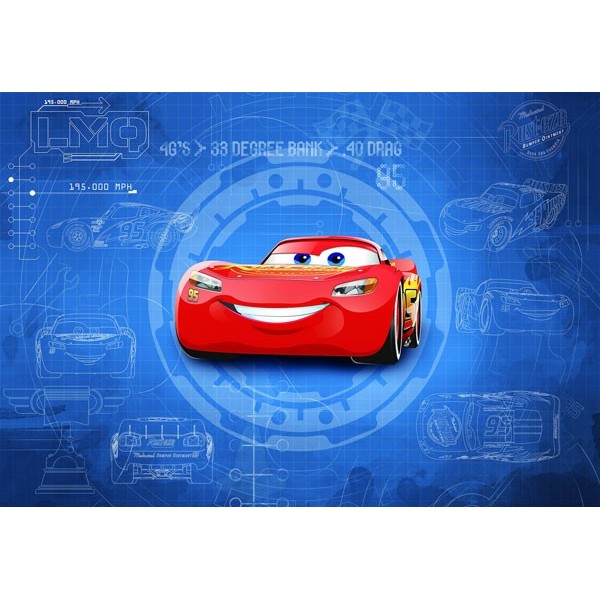 Fotomural Disney CARS3 BLUEPRINT 8-488