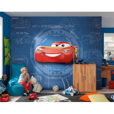Fotomural Disney CARS3 BLUEPRINT 8-488 2