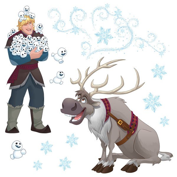 STICKER FROZEN SNOWFLAKE 16408