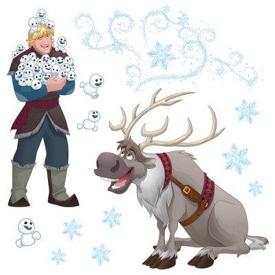 STICKER FROZEN SNOWFLAKE 16408