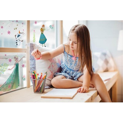 STICKER FROZEN FLOWER 16407