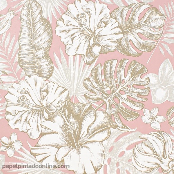 Paper pintat FULLES TROPICALS 014