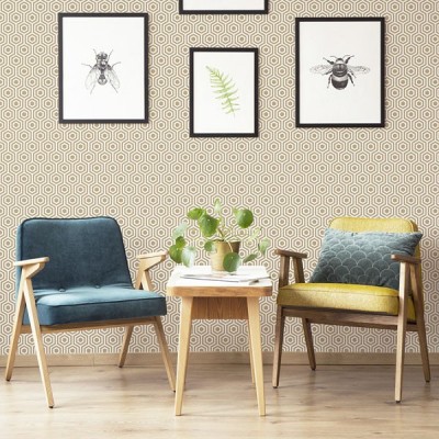 Papel pintado HEXÁGONOS 949