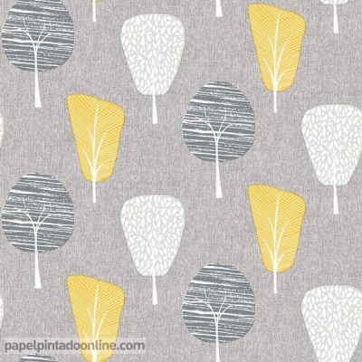 Paper pintat RETRO HOUSE 902309