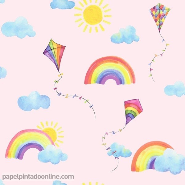 Paper pintat OVER THE RAINBOW 91021