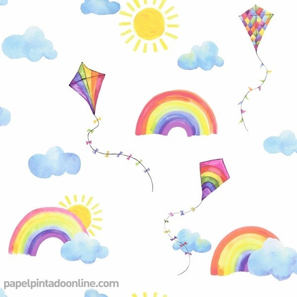 Papel de parede OVER THE RAINBOW 91020