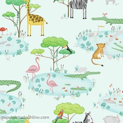Papel de parede OVER THE RAINBOW 90932