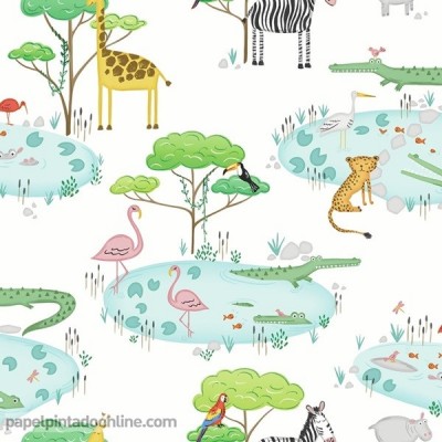 Papel de parede OVER THE RAINBOW 90930 Papel de parede OVER THE RAINBOW 90930