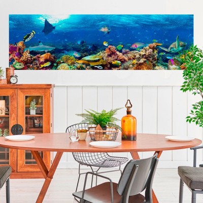 Fotomural Panorámico Fondo Marino 0P-82001 Fotomural Panorámico Fondo Marino 0P-82001
