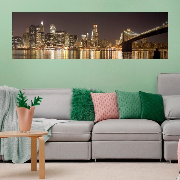 Fotomural Panorâmico Ponte do Brooklyn OP-30005