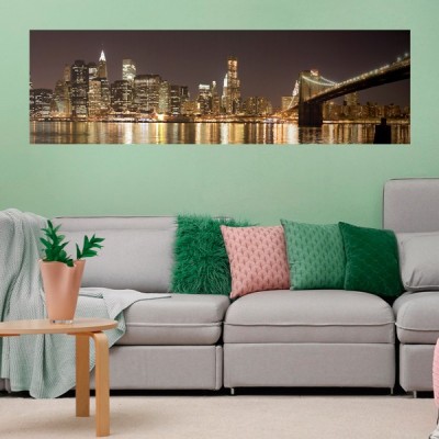 Fotomural Panorâmico Ponte do Brooklyn OP-30005