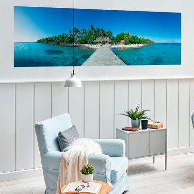 Fotomural Panorâmico Passarela Praia OP-10017