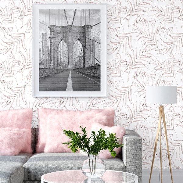 Papel de parede FOLHAS TROPICAIS 084