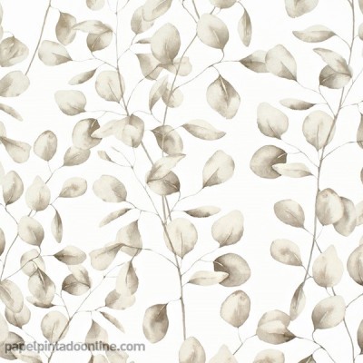 Papel pintado HOJAS DORADAS 075