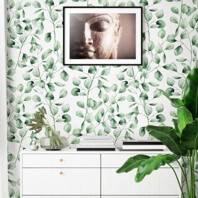 Papel de parede FOLHAS VERDES 077