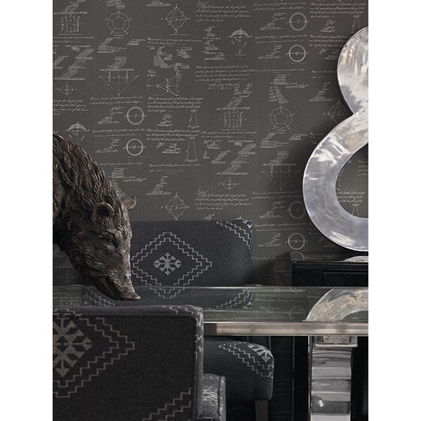 Papel pintado NAVIGATOR PYTHAGORAS CHARCOAL