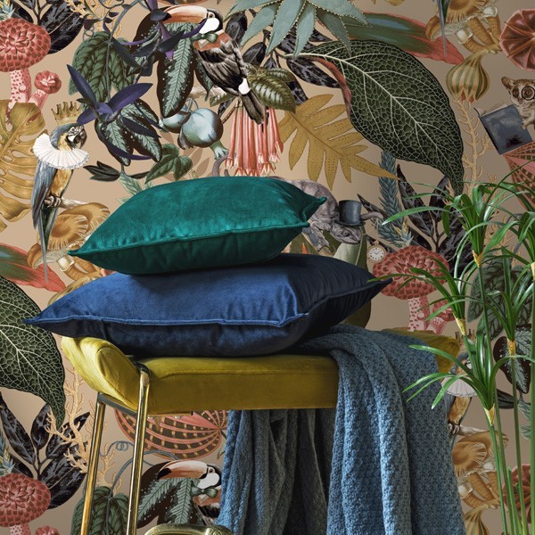 Papel de parede TROPICAL ANIMAIS EXÓTICOS Papel de parede TROPICAL ANIMAIS EXÓTICOS