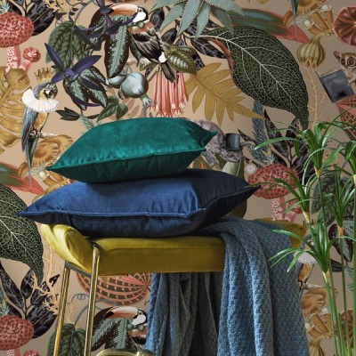 Papel de parede TROPICAL ANIMAIS EXÓTICOS Papel de parede TROPICAL ANIMAIS EXÓTICOS