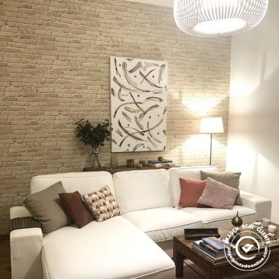 Papel de parede TIJOLO BEGE 35581-2 2